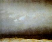 卡斯帕尔 大卫 弗里德里希 : Capuchin Friar By The Sea